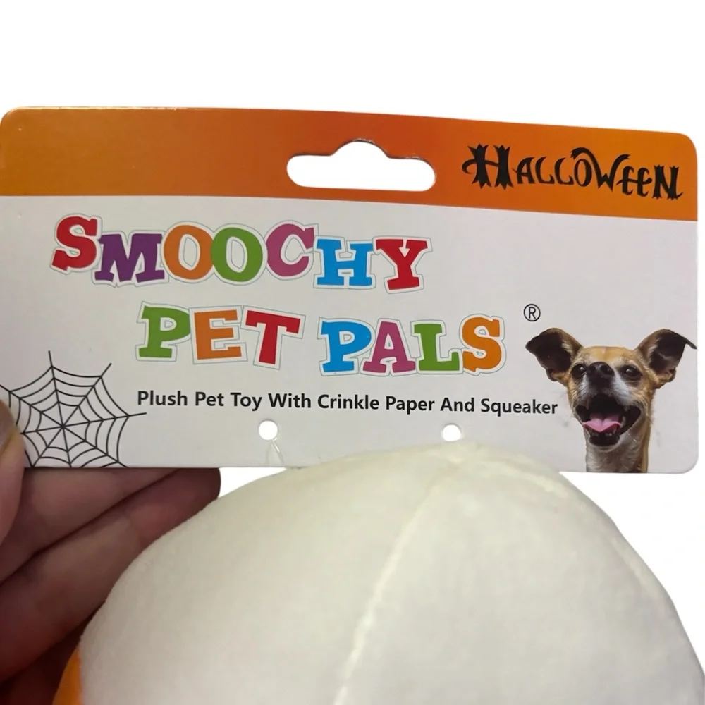 Candy‎ Corn Dog Toy, Crinkle and Squeaker Plush Dog Toy 7